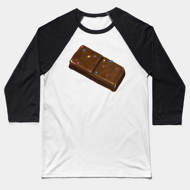 Cosmic Brownie Baseball T-Shirt by breaxnna